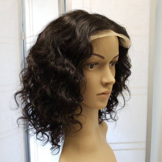 Pure Curly Closure Wig 10" Natural Black #01B