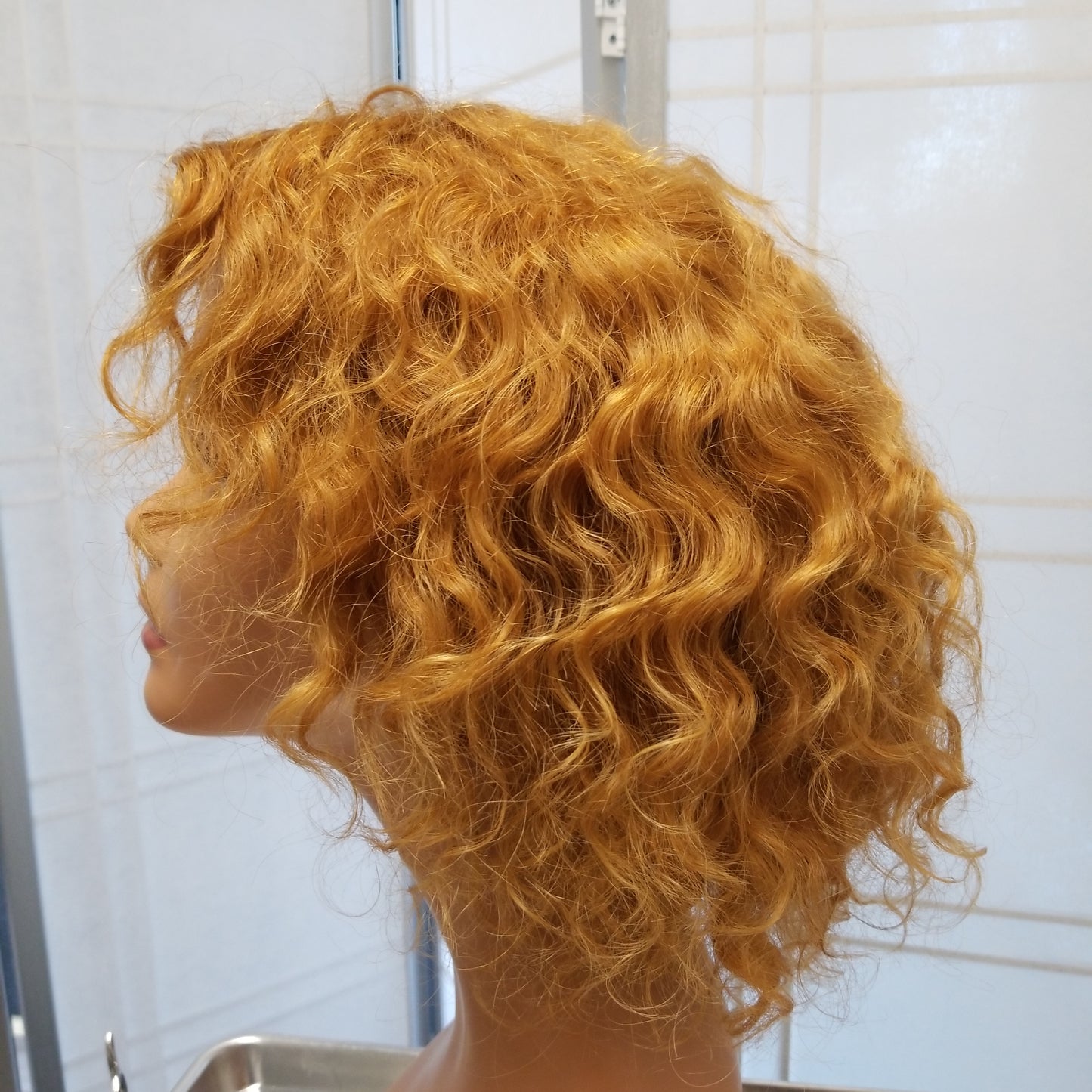 Pure Curly Closure Wig 10" Strawberry Blonde #027 - SL004