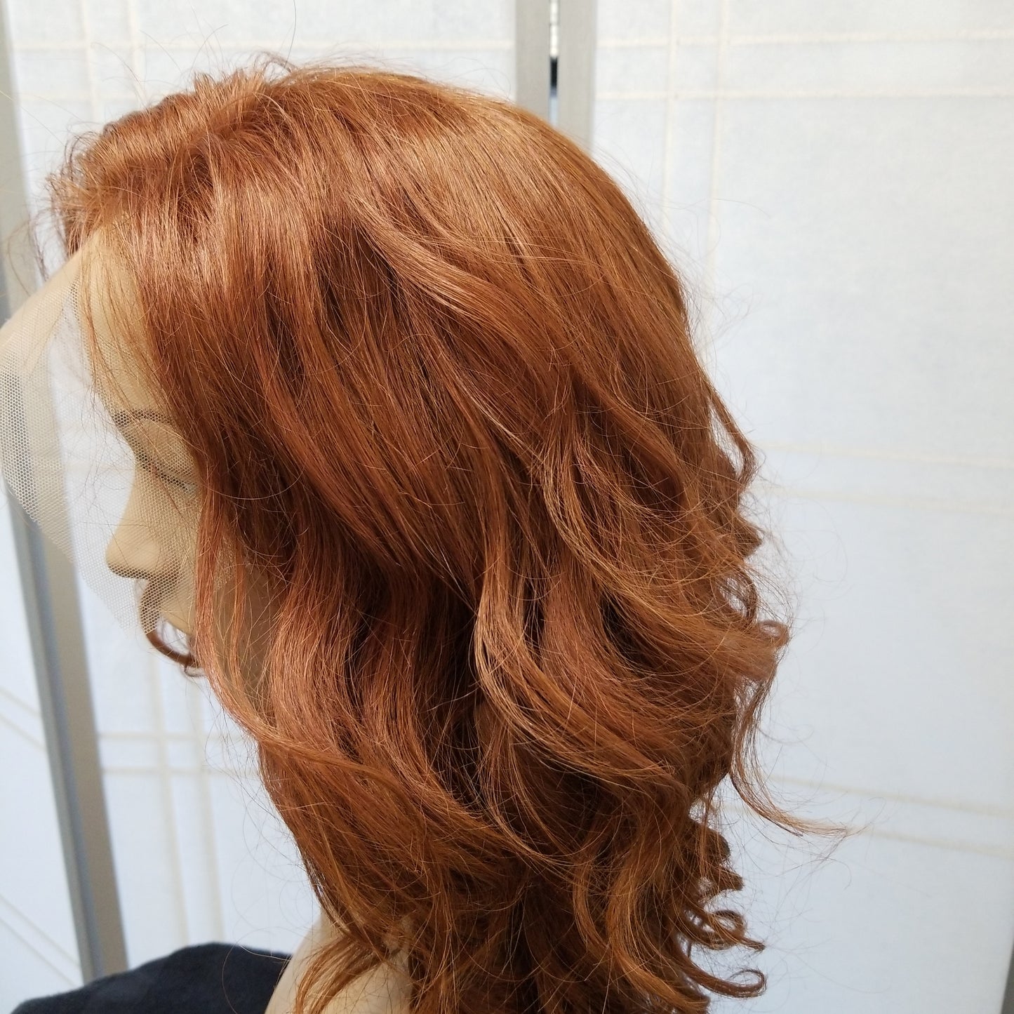 Standard Wavy Lace Front Wig 16" Dark Auburn #033 - 30469