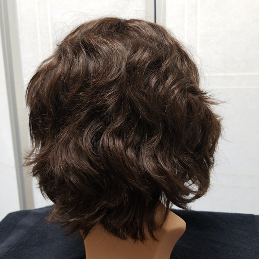 Standard Wavy U Part Wig 6" Natural Black #01B - 30471