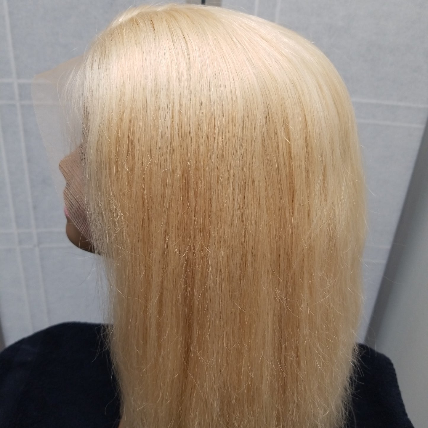 Standard Wavy Lace Front Wig 14" Platinum Blonde #613 - 30397