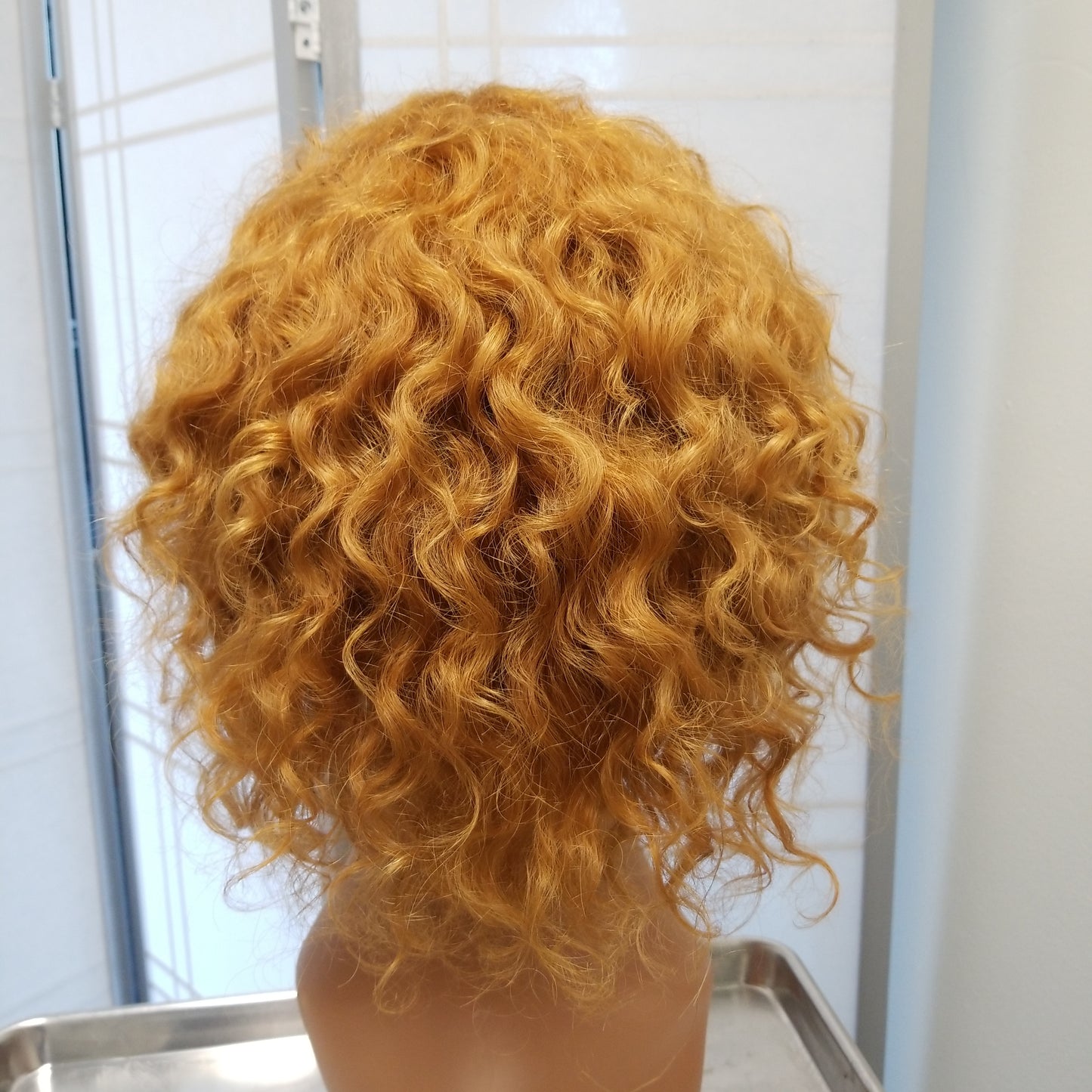 Pure Curly Closure Wig 10" Strawberry Blonde #027 - SL004