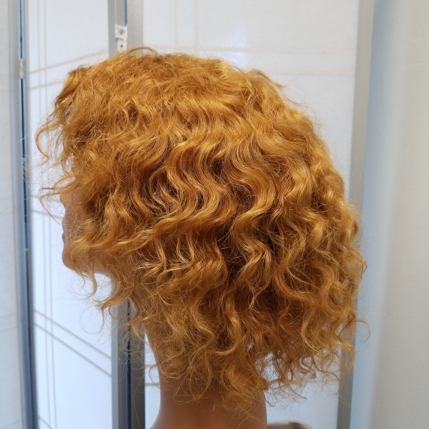 Pure Curly Closure Wig 10" Strawberry Blonde #027 - SL004