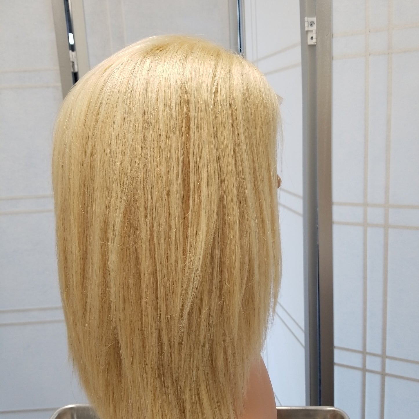 Pure DD Wavy Closure Wig 12" Lightest Blonde #060 - SL008
