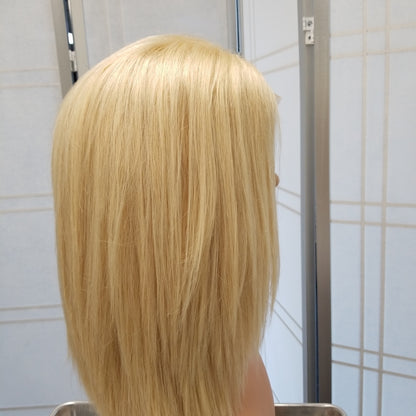 Pure DD Wavy Closure Wig 12" Lightest Blonde #060 - SL008