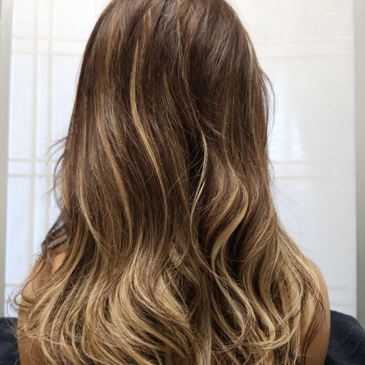 Pure Wavy SR Closure Wig 16" Blend #BLD - SR905