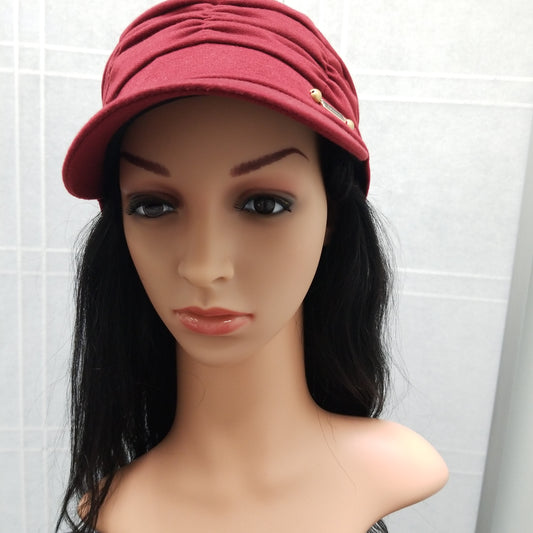 Pure Wavy LG Hat Wig 16" Dye-Jet Black #001 - LG916