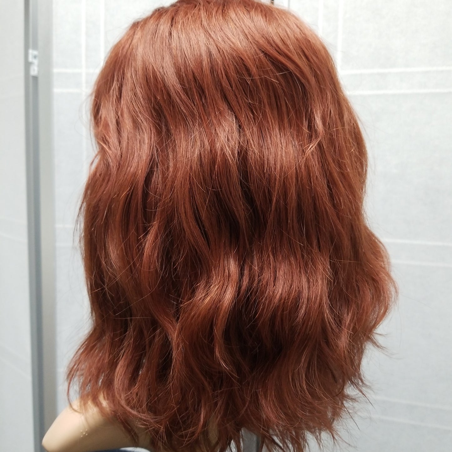 Pure Wavy SR Hair Systems Closure Wig 12" Dark Auburn #033 - SR909