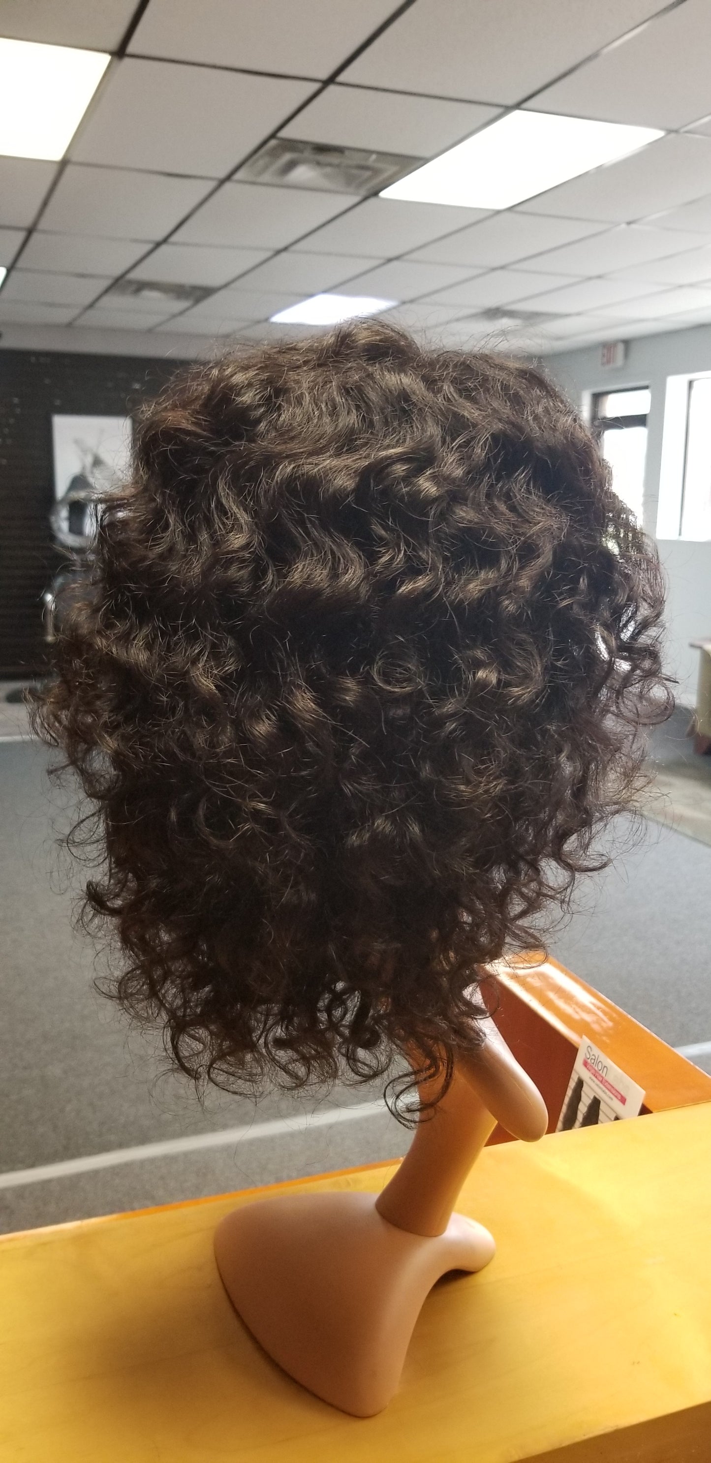 Pure Curly Full Lace Wig 10" Natural Black #01B - 81500