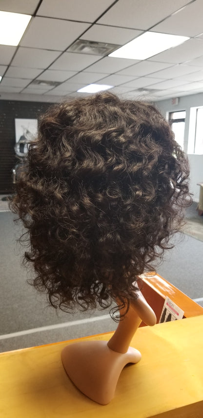 Pure Curly Full Lace Wig 10" Natural Black #01B - 81500